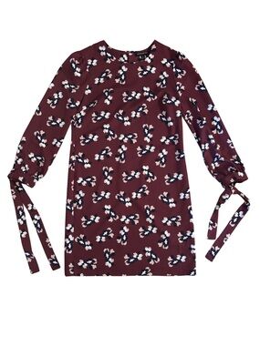 Banana Republic Floral Tie-Sleeve Shift Dress